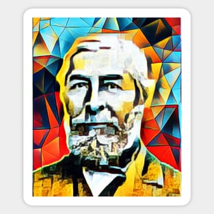 Jean Charles Galissard de Marignac Abstract Portrait | Jean Charles Galissard de Marignac Abstract Artwork 2 Sticker